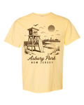 Asbury Park NJ Beach Scene Comfort Colors Unisex Garment-Dyed Heavyweight T-Shirt